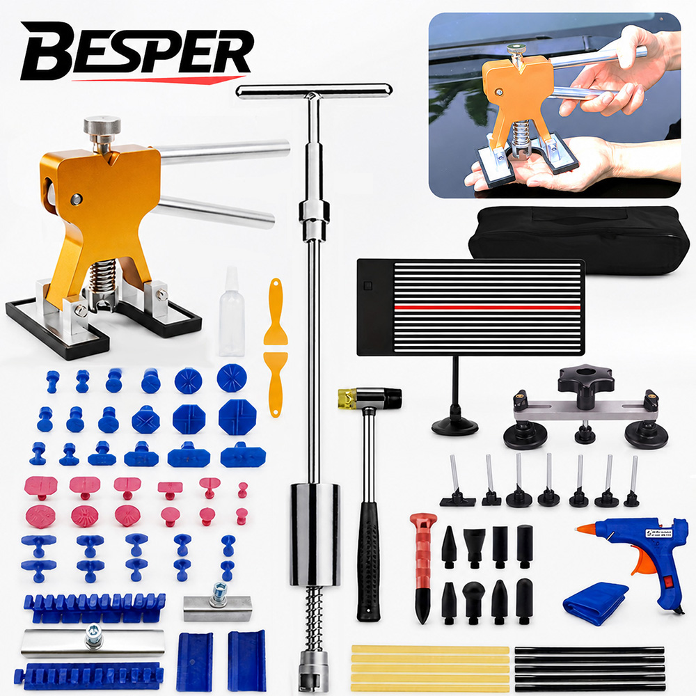Hand Tools In Workshop - طقم إصلاح انبعاجات السيارات بدون طلاء،